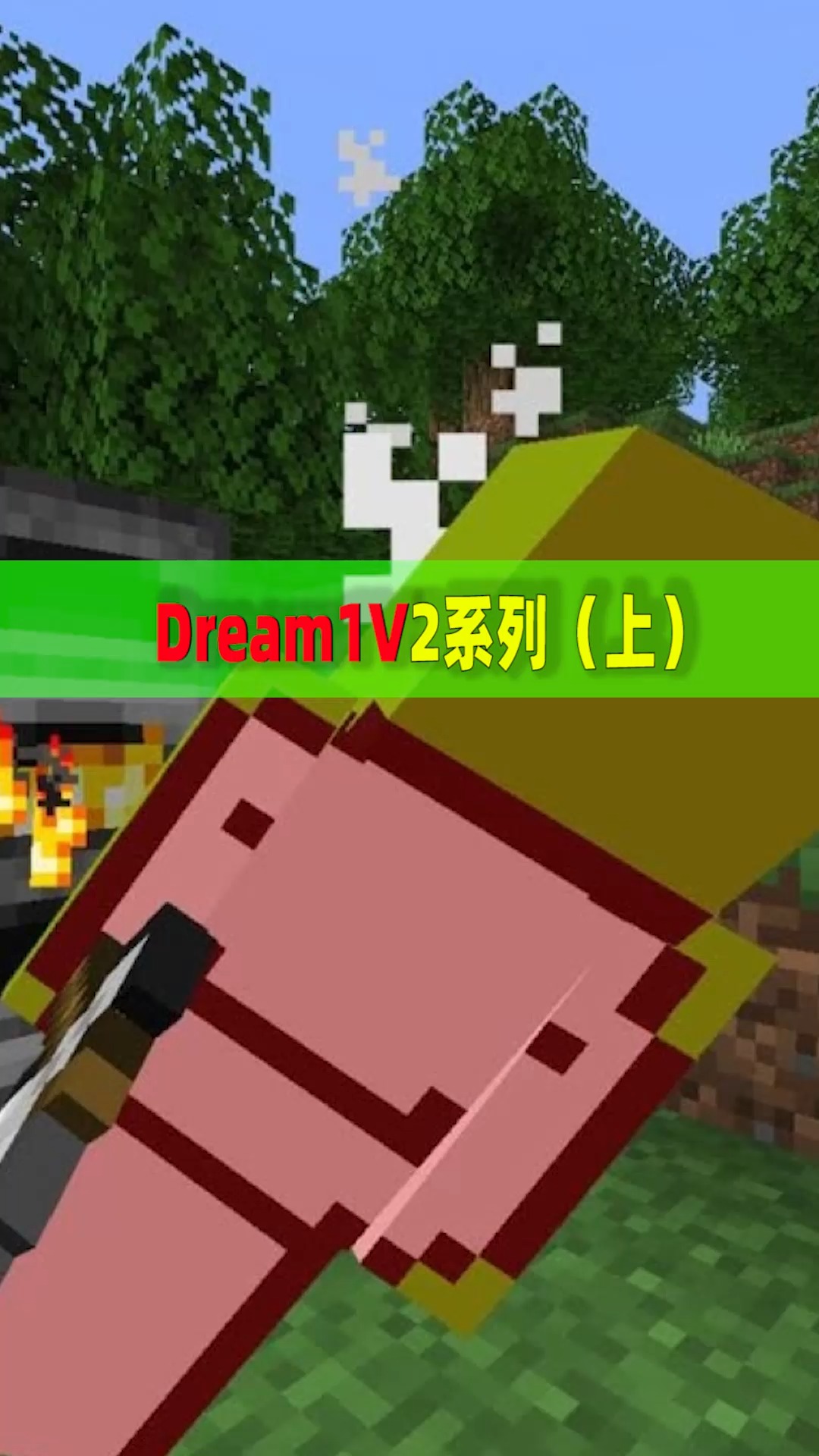 #我的世界#我的世界:凝視模式,dreamvs兩名獵人!-度小視