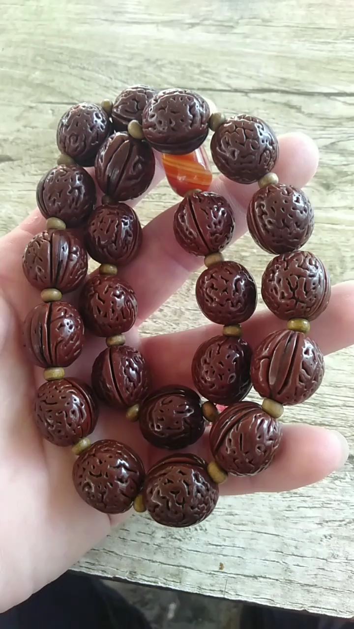 桃核手串