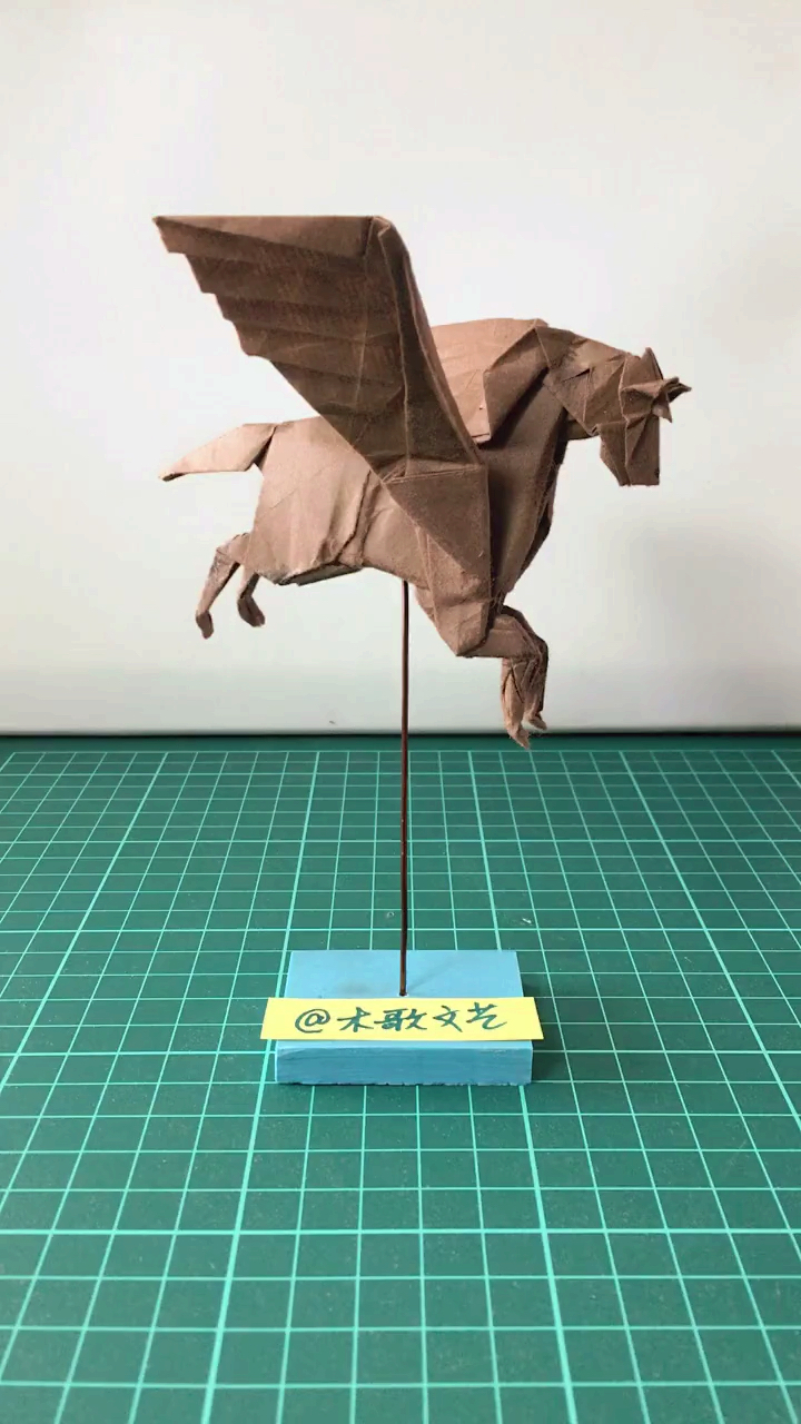 折纸#全网 唯一"现代折纸""复杂折纸"飞马