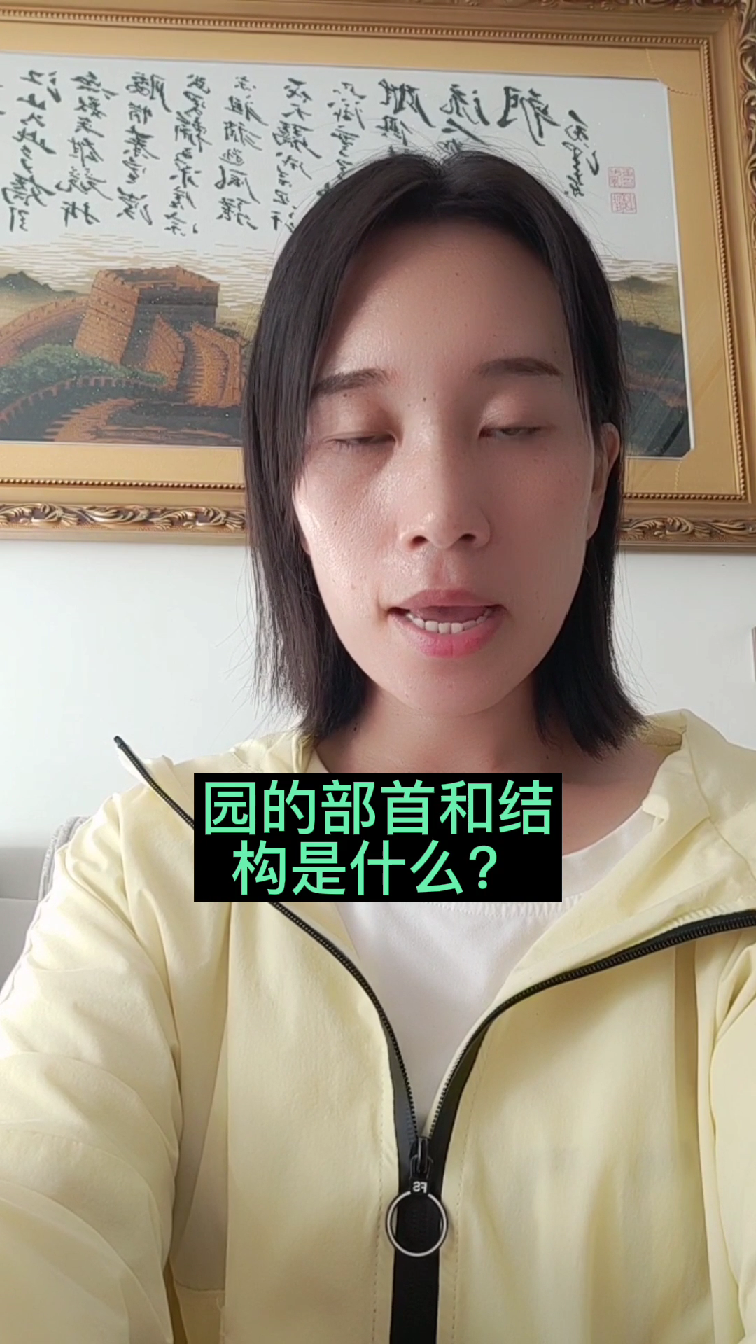 园的部首和结构是什么?