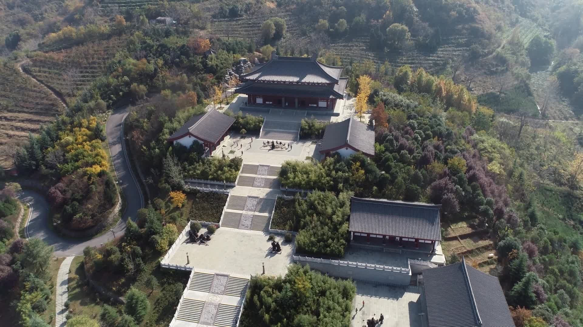 航拍延生观:唐代玉真公主修道的场所