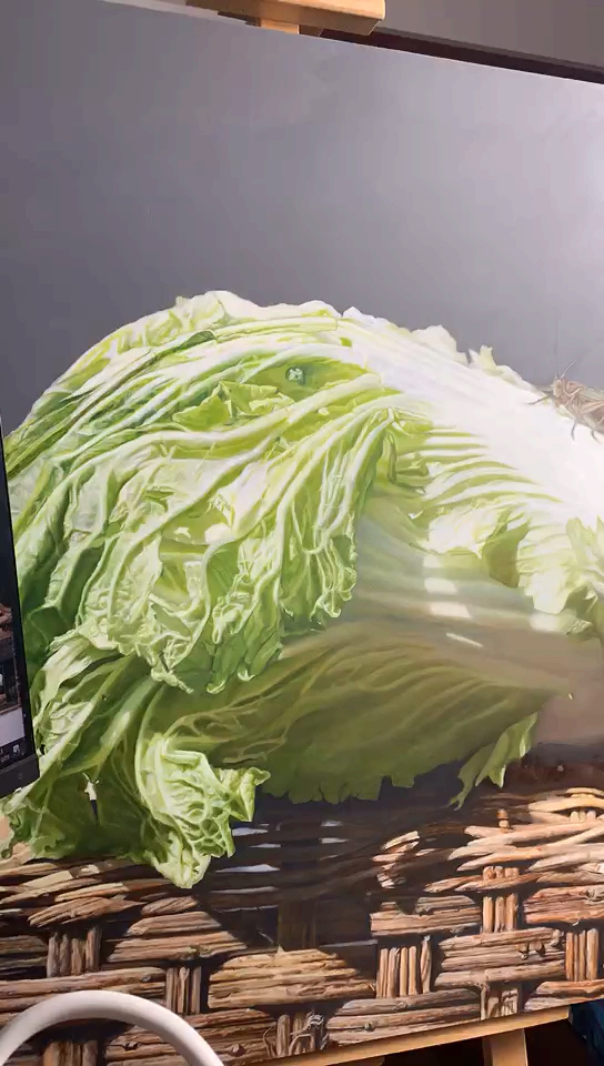 潘思源新画进行中#超写实油画#支持原创