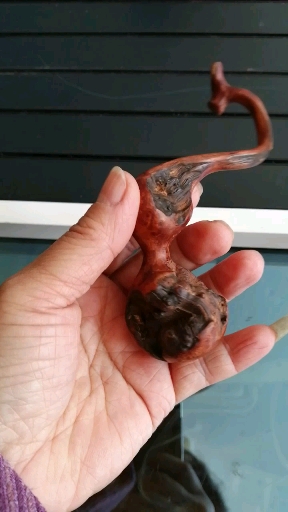 纯手工火琉璃陈化料中骨料手把件葫芦