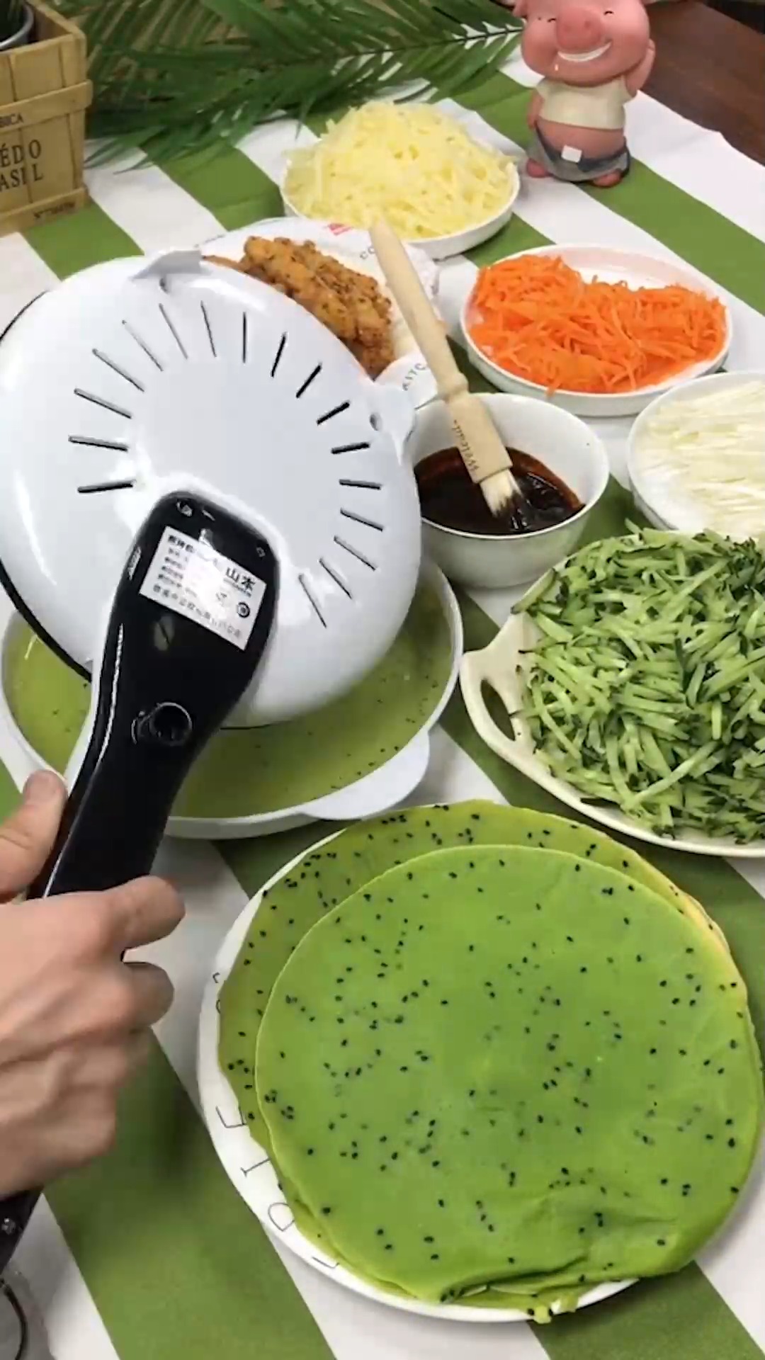 好物推荐#薄饼机春饼机春卷皮千层皮