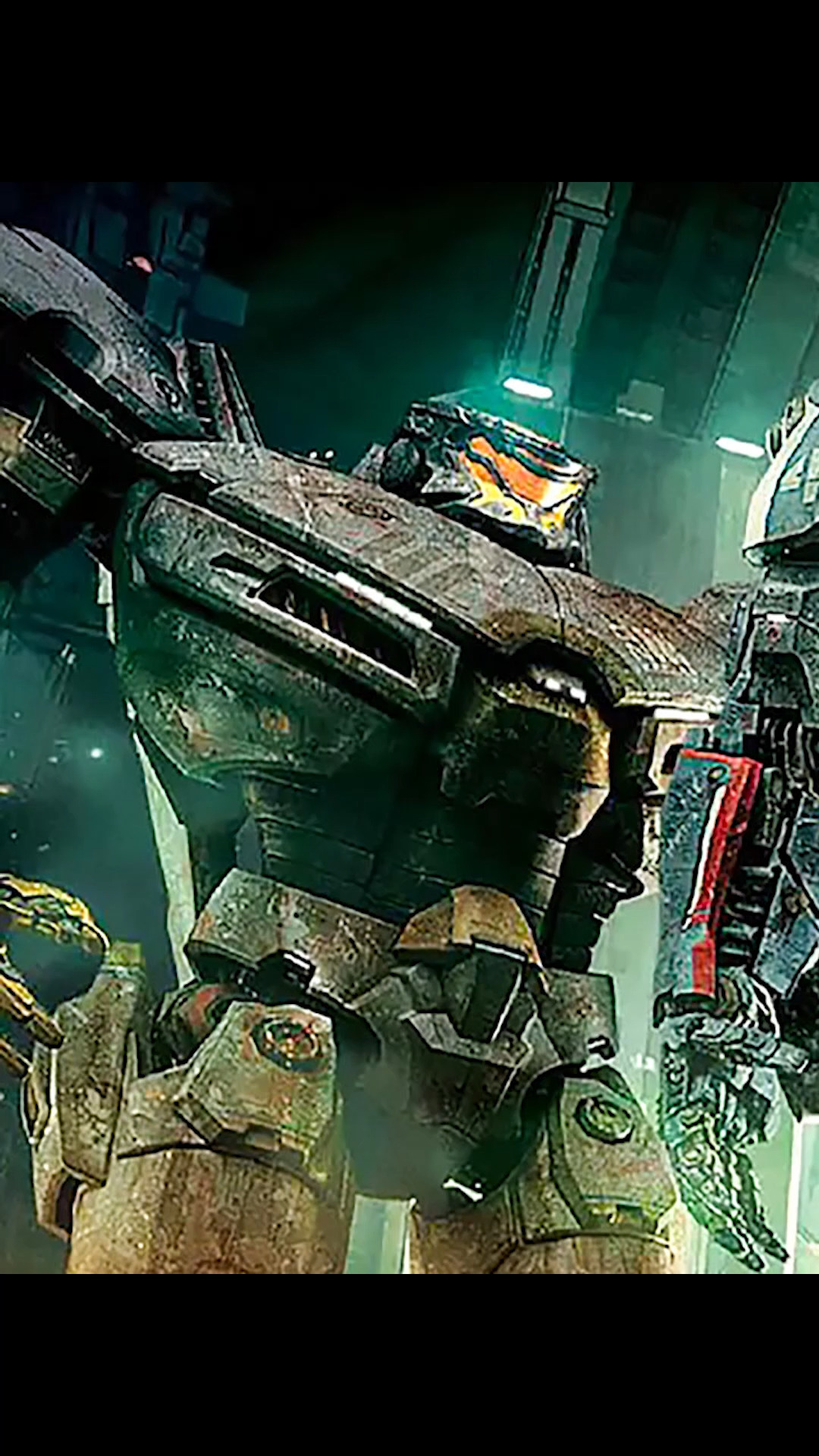 电影解说#深海中怪兽来袭,机甲战士一锁链剑制服怪兽拯救人类《环