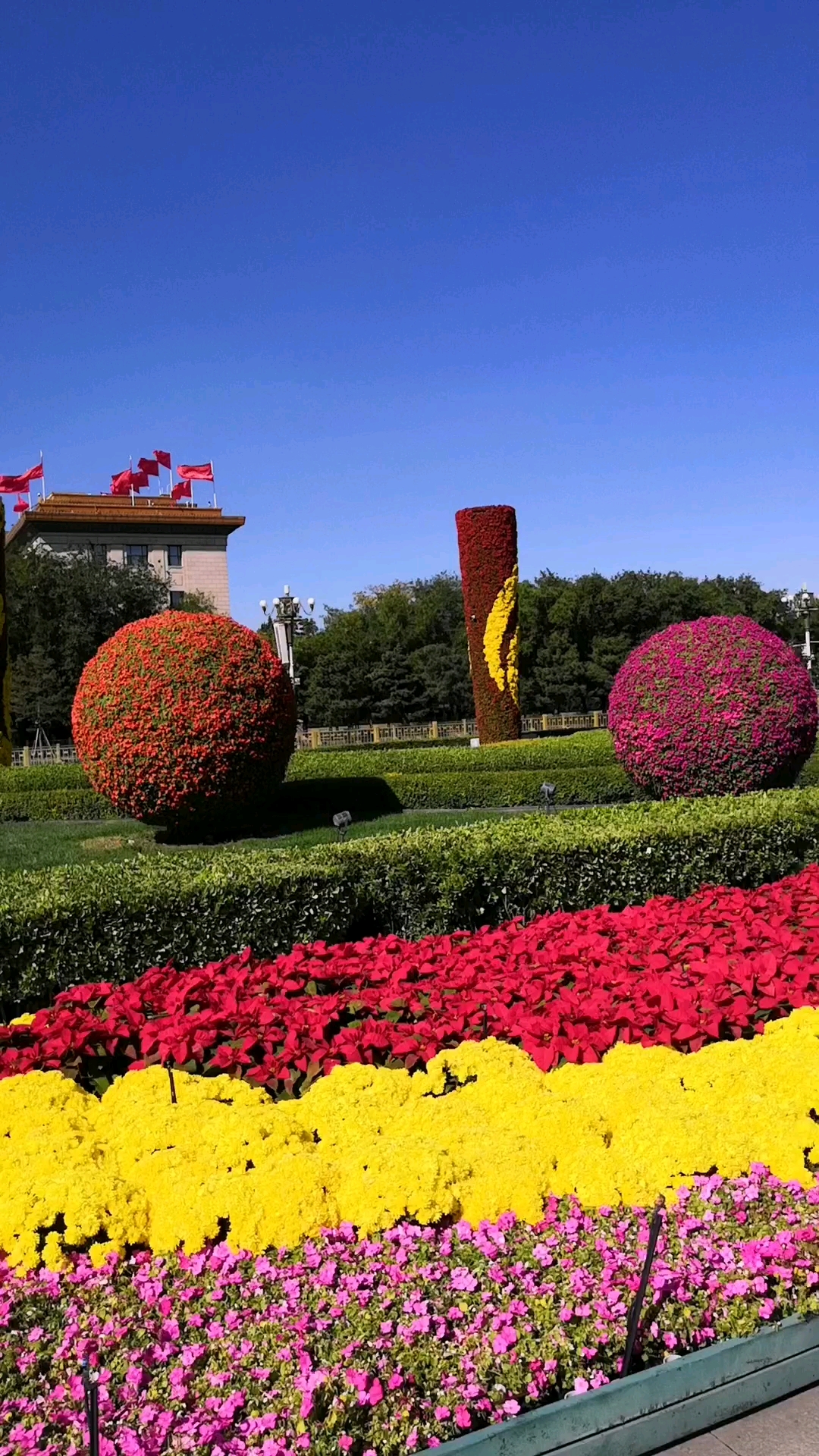 十月的北京人民广场