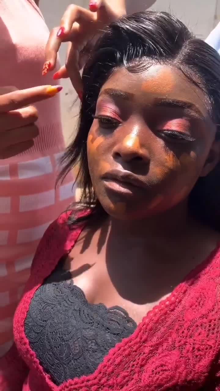 我要上热门#非洲人化妆