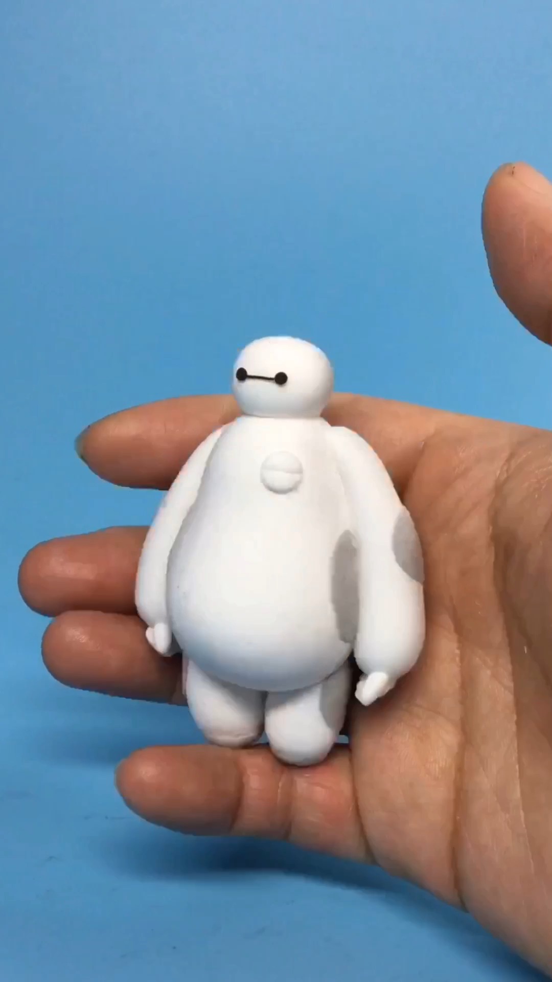 超轻粘土#教你用粘土做个超能陆战队里温暖的大白