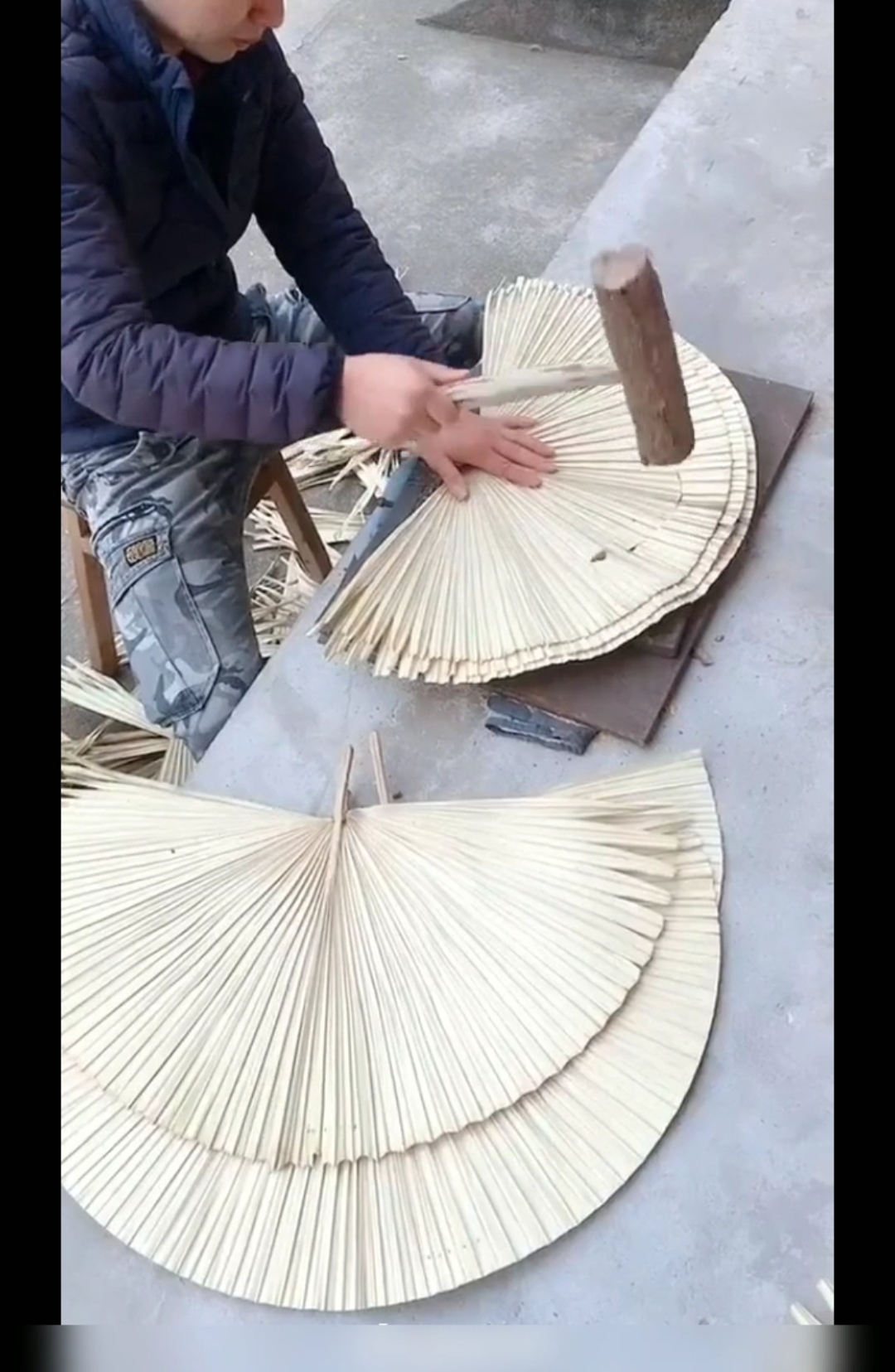 大葵扇!原来这样做的!