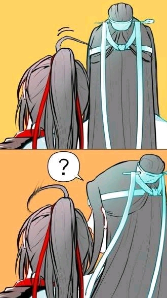 魏无羡日常调皮#羡羡的呆毛!