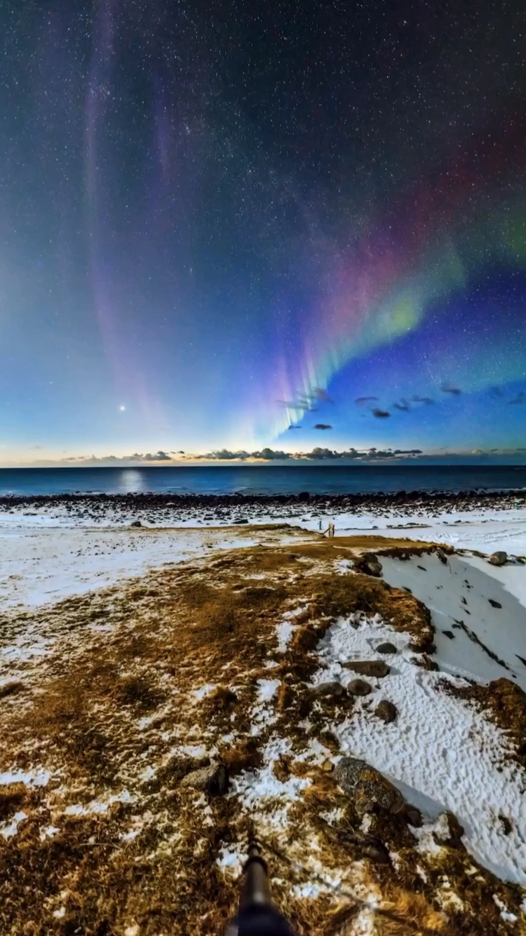 我的私藏景点#听说七彩极光会给看到的人,带来意想不到的幸运!