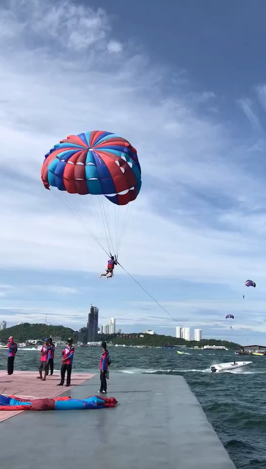 旅游进行时#澳洲水上跳伞