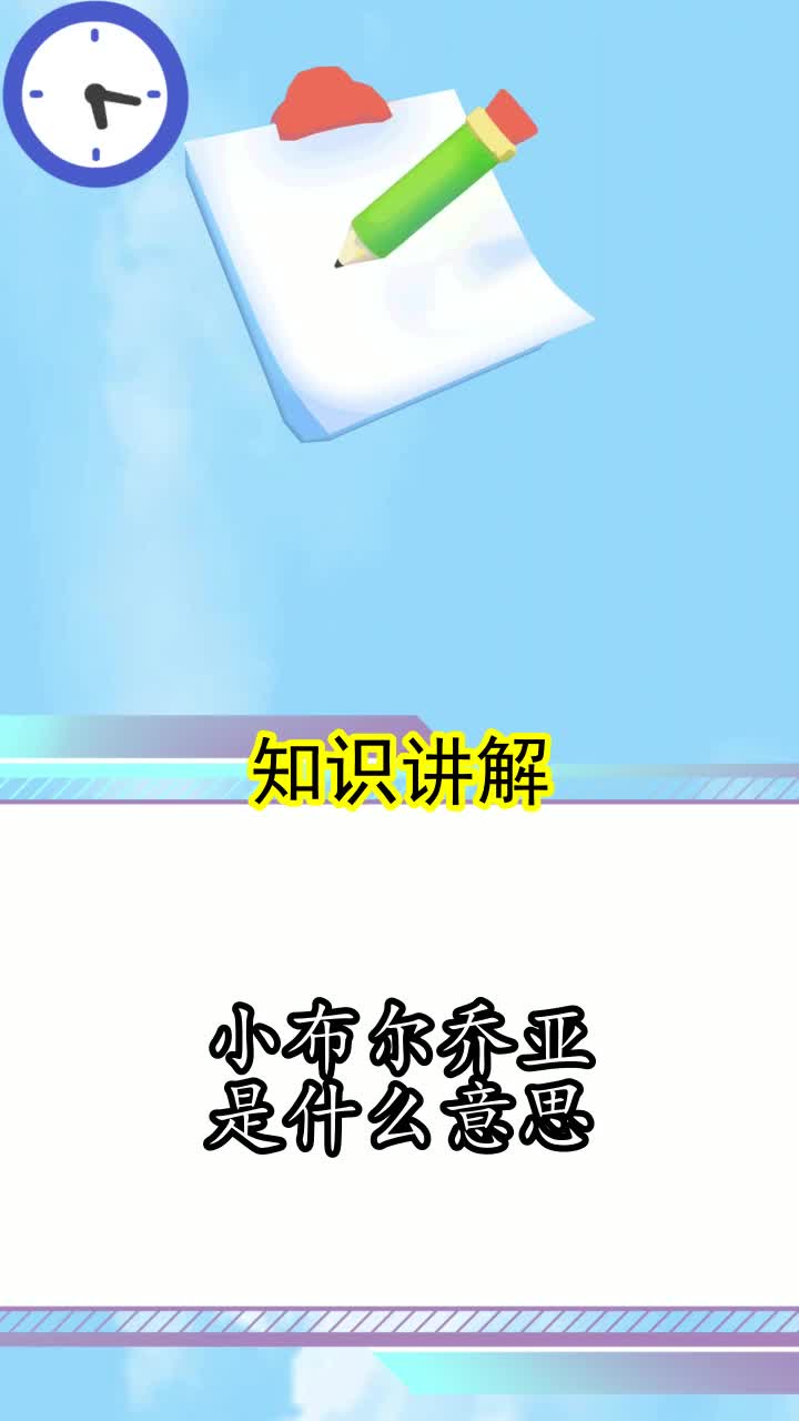 小布尔乔亚是什么意思,你明白了吗