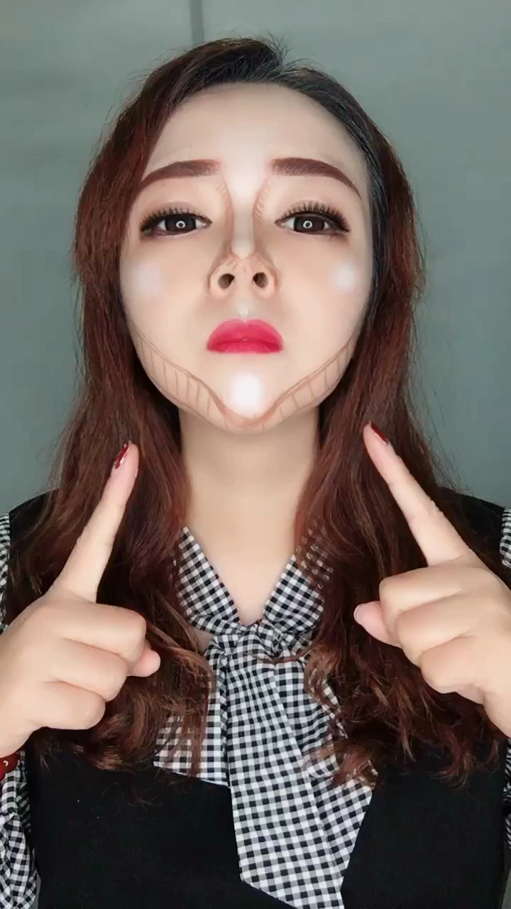 颜值大pk#打造精致的大v脸