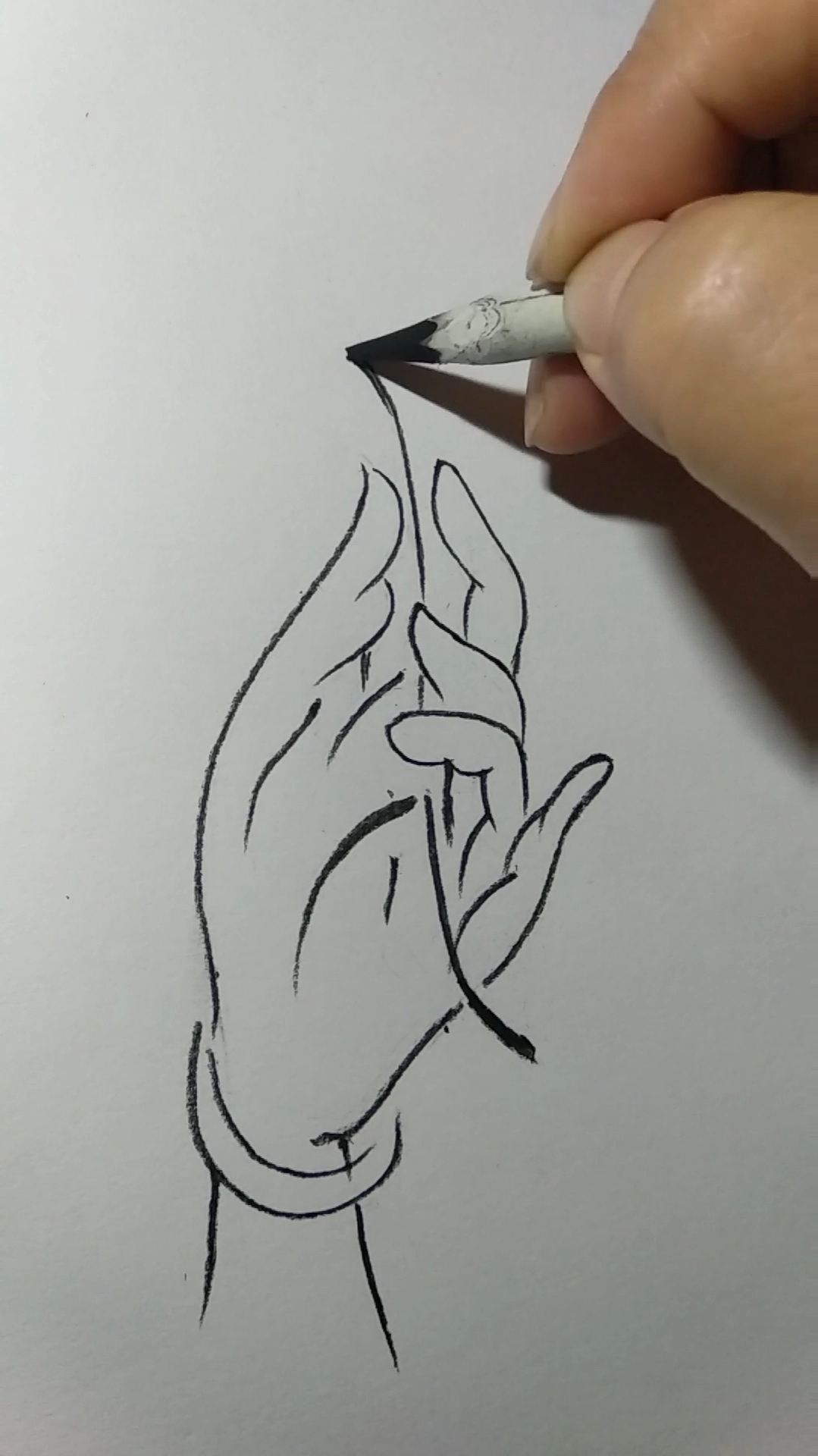 教你画佛手莲花