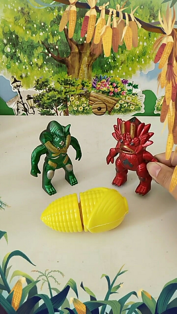 怪兽偷白雪的玉米呢?