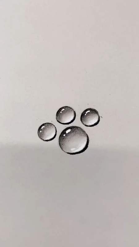 立体的水滴,像不像猫咪的爪子-全民小视频