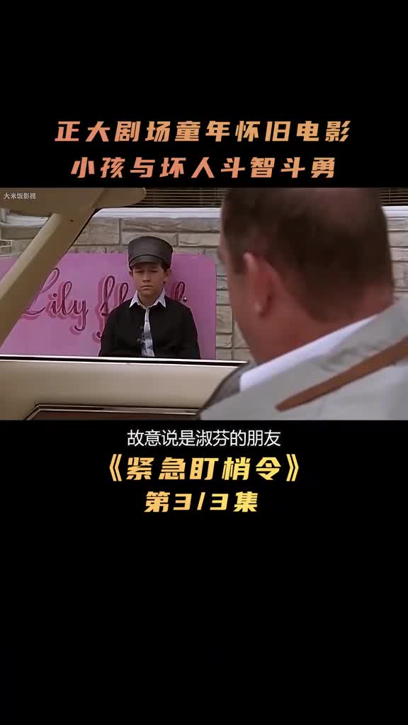 正大剧场童年怀旧电影小孩与坏人斗智斗勇