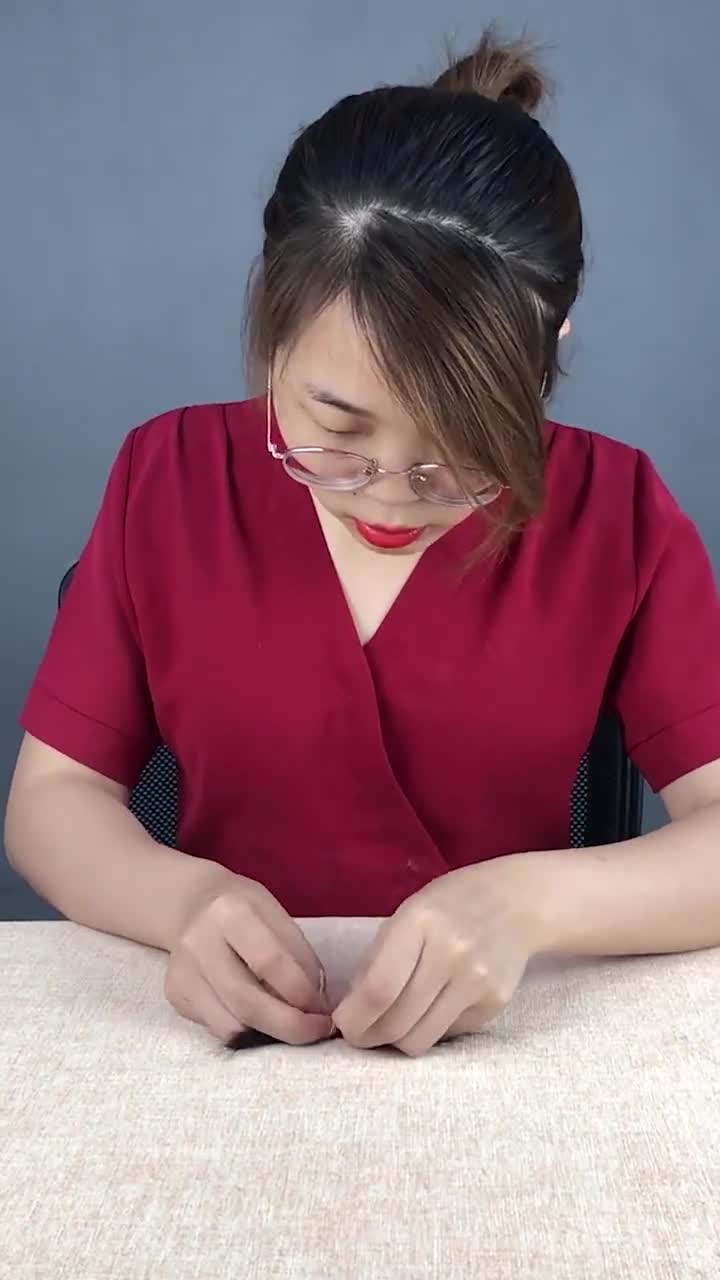 用我珍藏多年的头发制作毛笔画出来的百鸟朝凤图效果还不错嘛