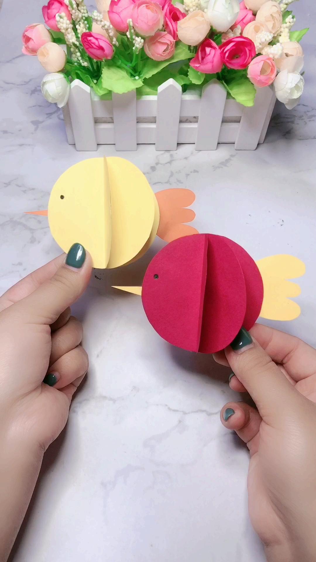 创意手工diy#超级无敌简单可爱小鸟