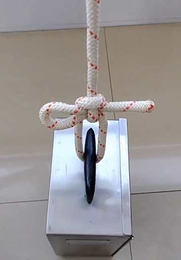高空吊物收绳结