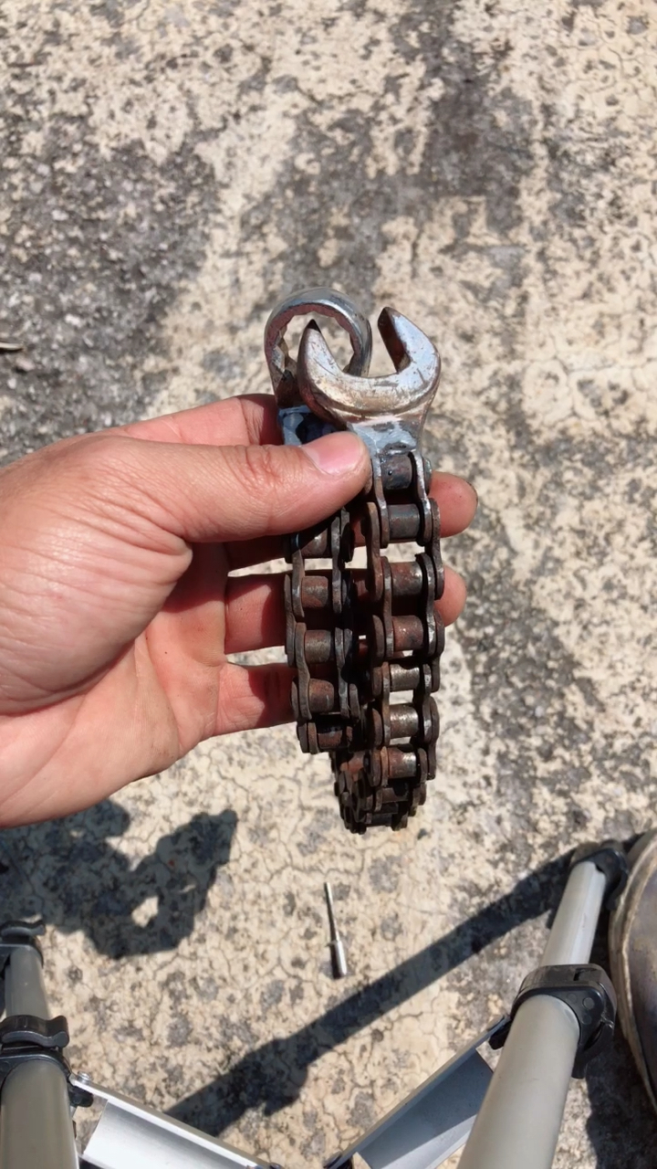 自制神器,会转弯的扳手