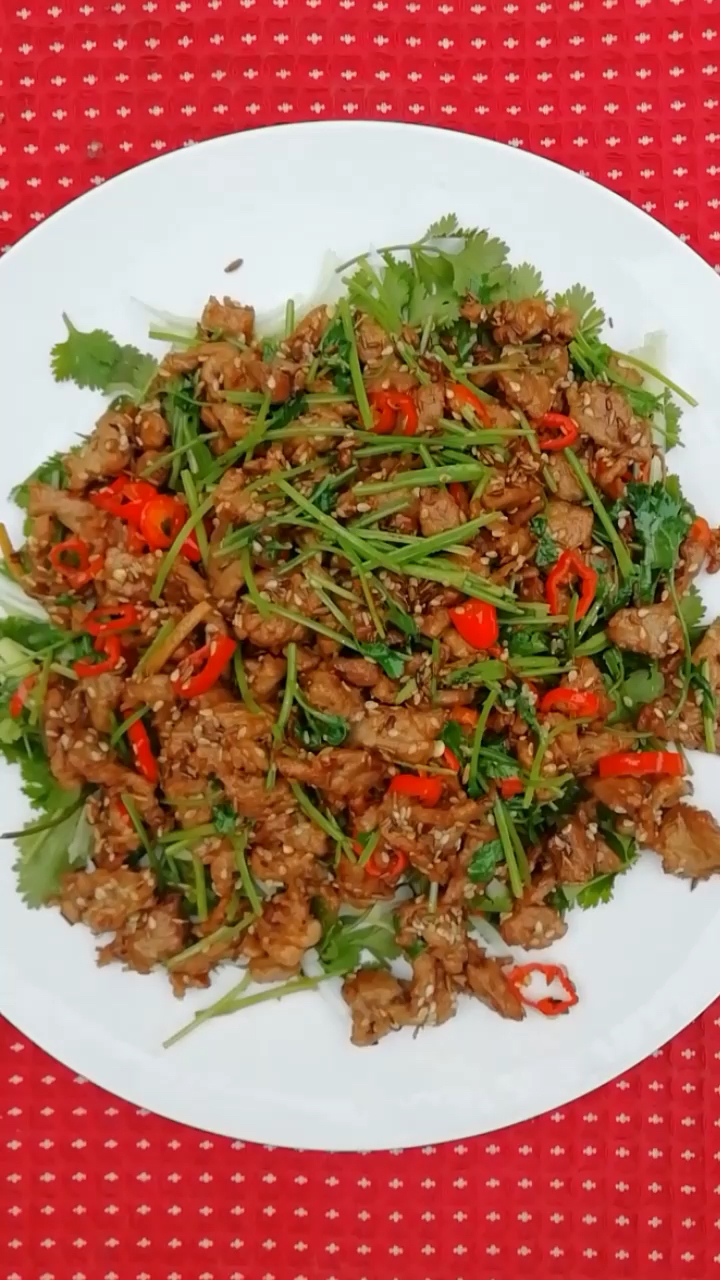 贴秋膘#孜然小炒肉,香辣下饭,学会再也不想出去吃烧烤了!-度小视