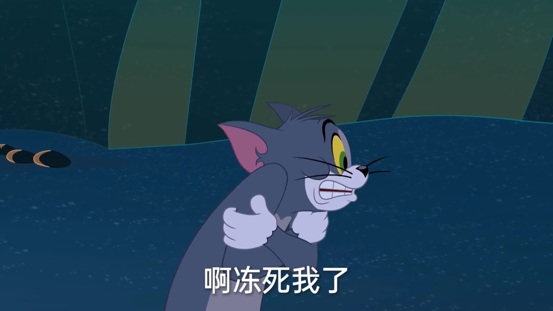 动漫布蕾诺动漫汤姆招惹三头犬最后却被三头犬吓得直接飞到树顶去了