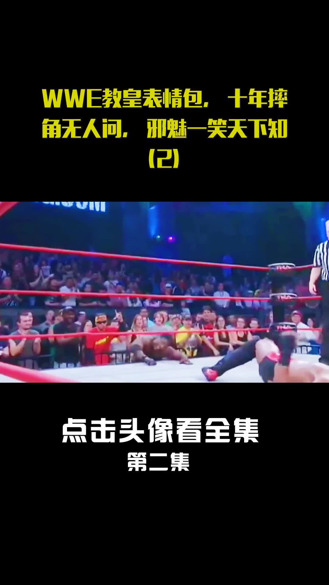 wwe教皇表情包十年摔角无人问邪魅一笑天下知2