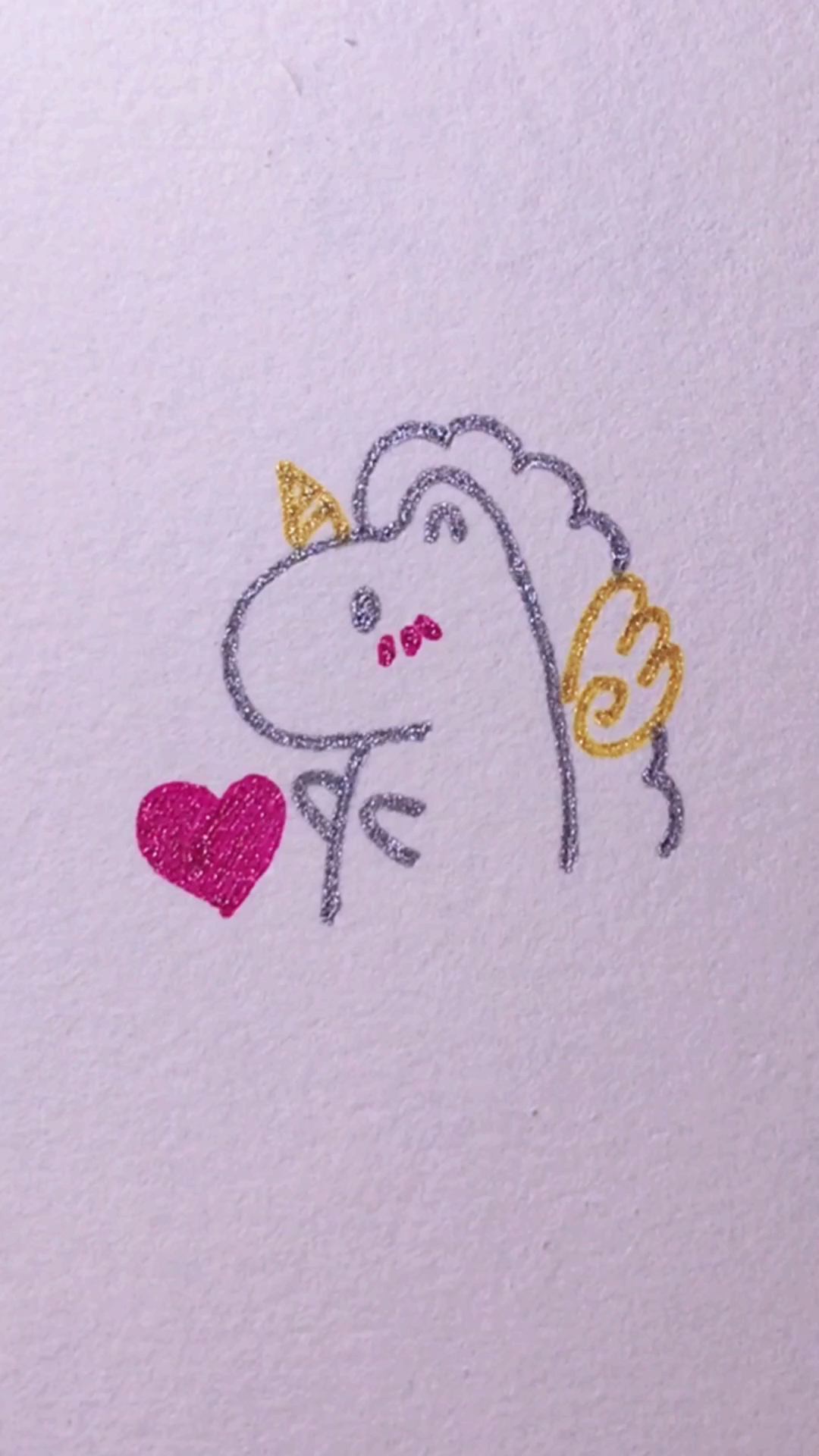 画画原来如此简单#15秒画超萌独角兽