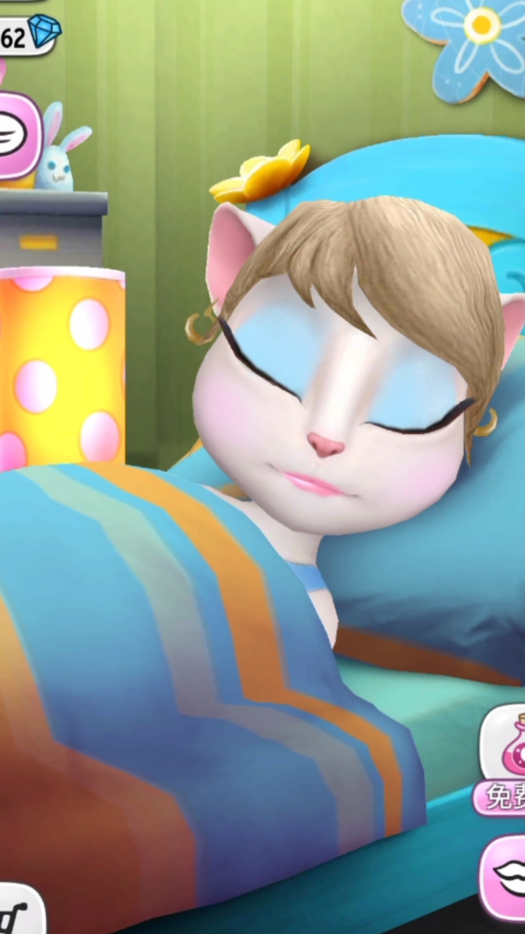 安吉拉睡觉了都这么漂亮