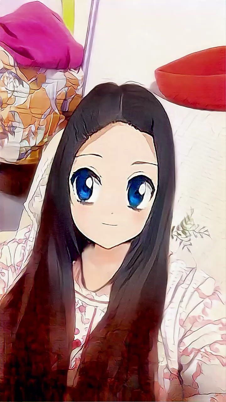 偶像天生漫画脸#可爱*^o^*