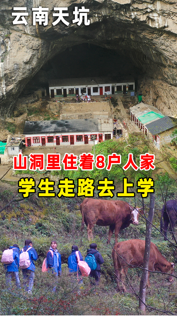 奇闻趣事抢先看#大锅圈位于云南省昭通市镇雄县五德镇新寨村,天坑内