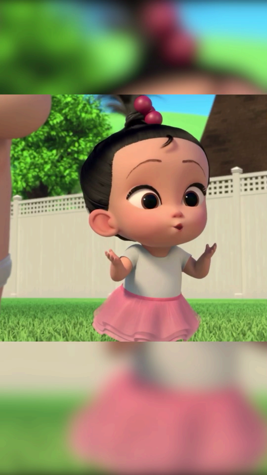 家有萌娃#冲天辫小女孩