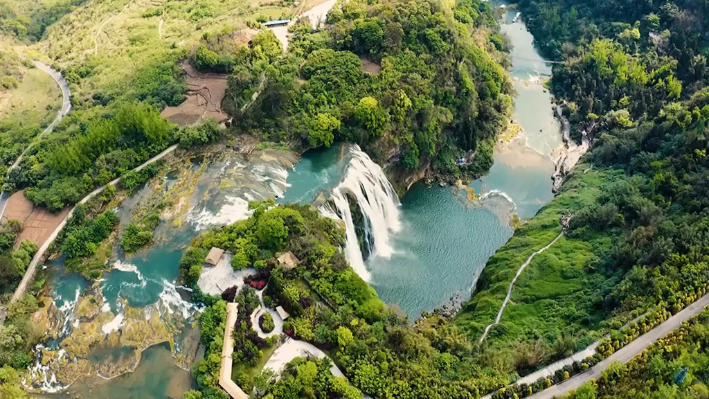 全民爱航拍#这才是真正的黄果树瀑布