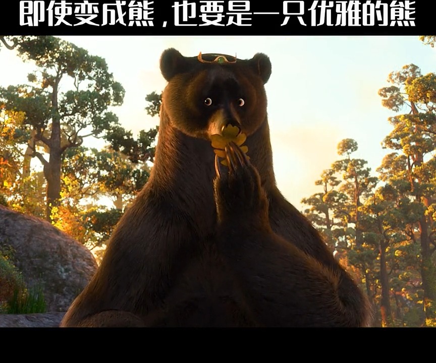 即使变成熊,也要是一只优雅的熊