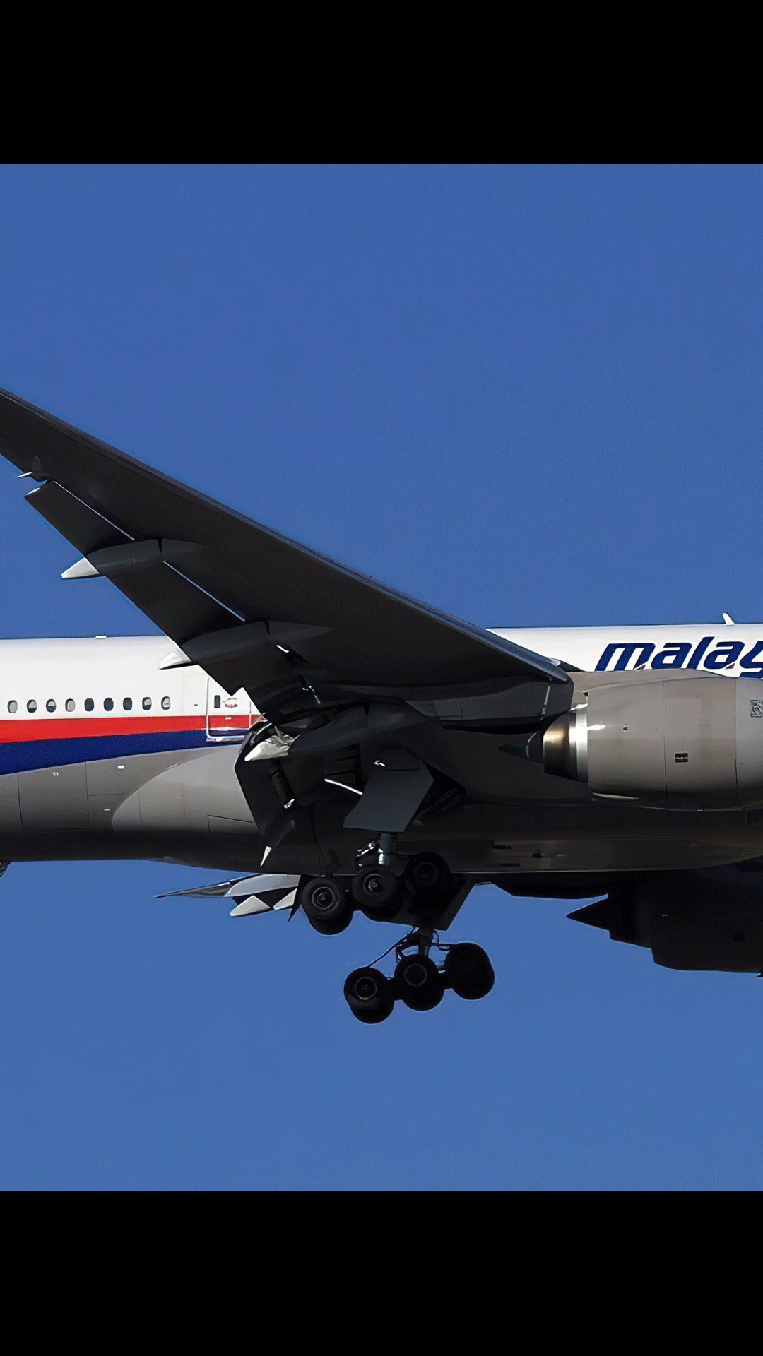 空中浩劫马来西亚航空17号班机一架被导弹击落的飞机