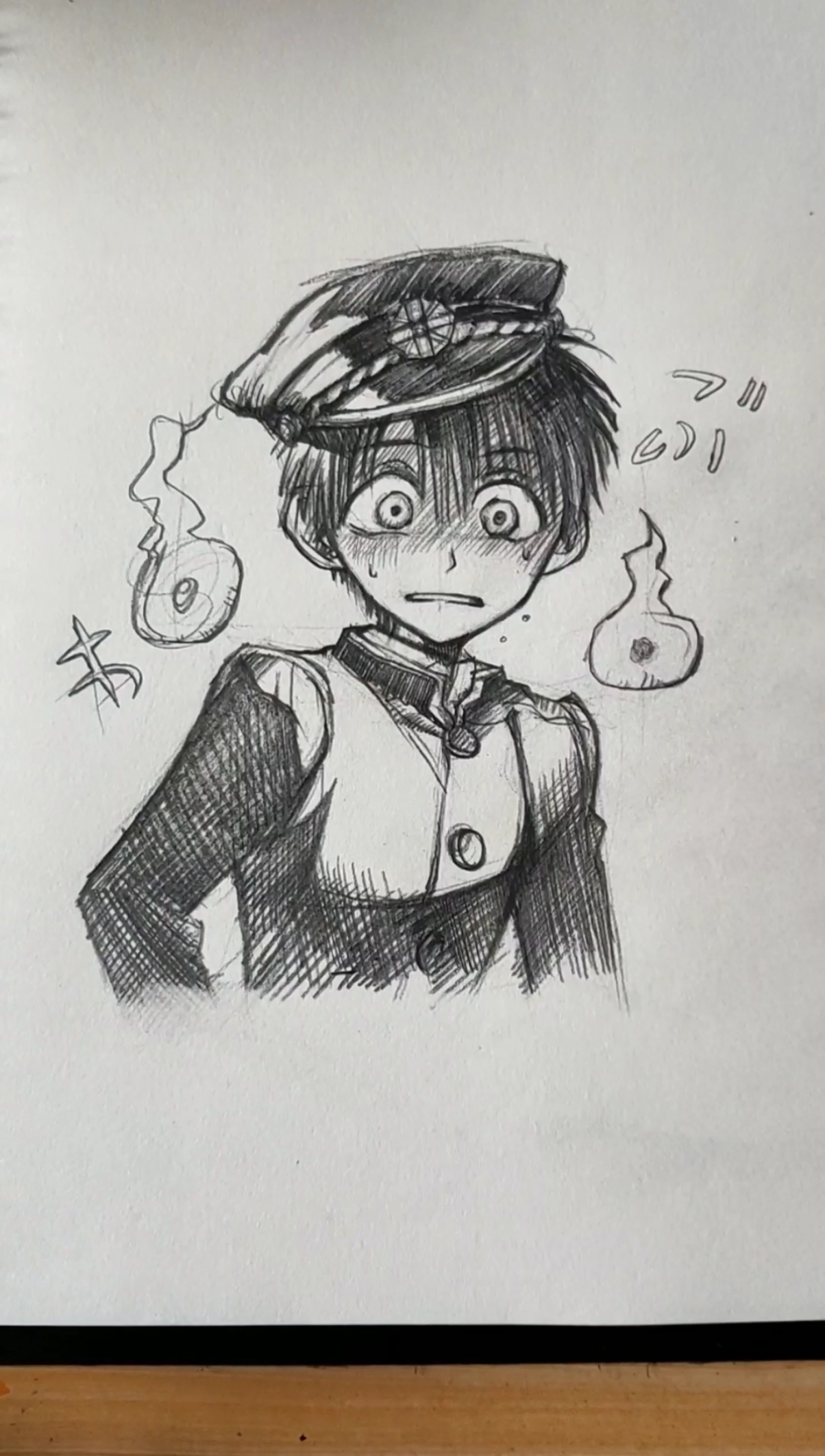 地缚少年花子君#用铅笔画少年花子君-度小视