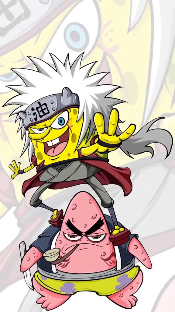 火影忍者 #海绵宝宝 剁椒鱼头半藏赐名为:传说中的比奇三鲜