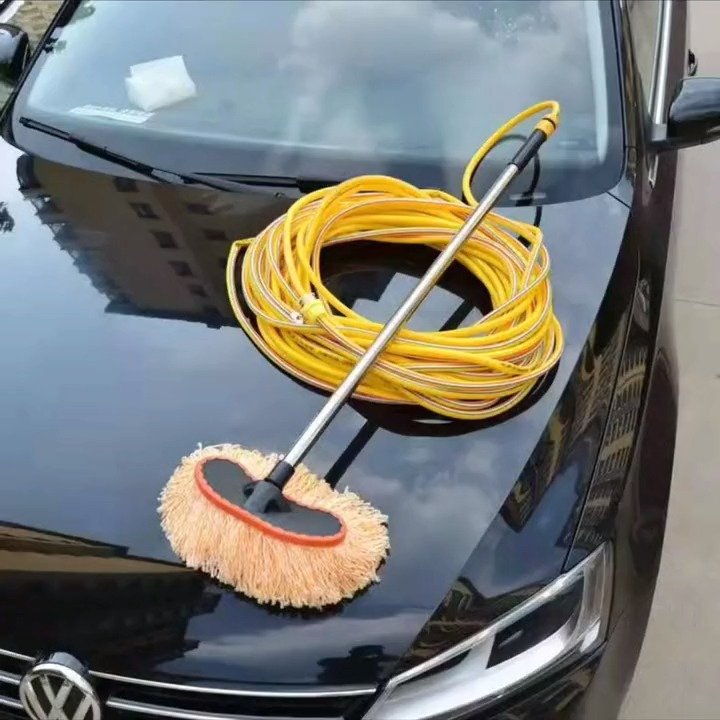 洗车拖把通水洗车刷子长柄擦车拖把车用刷车工具小车专用洗车神器
