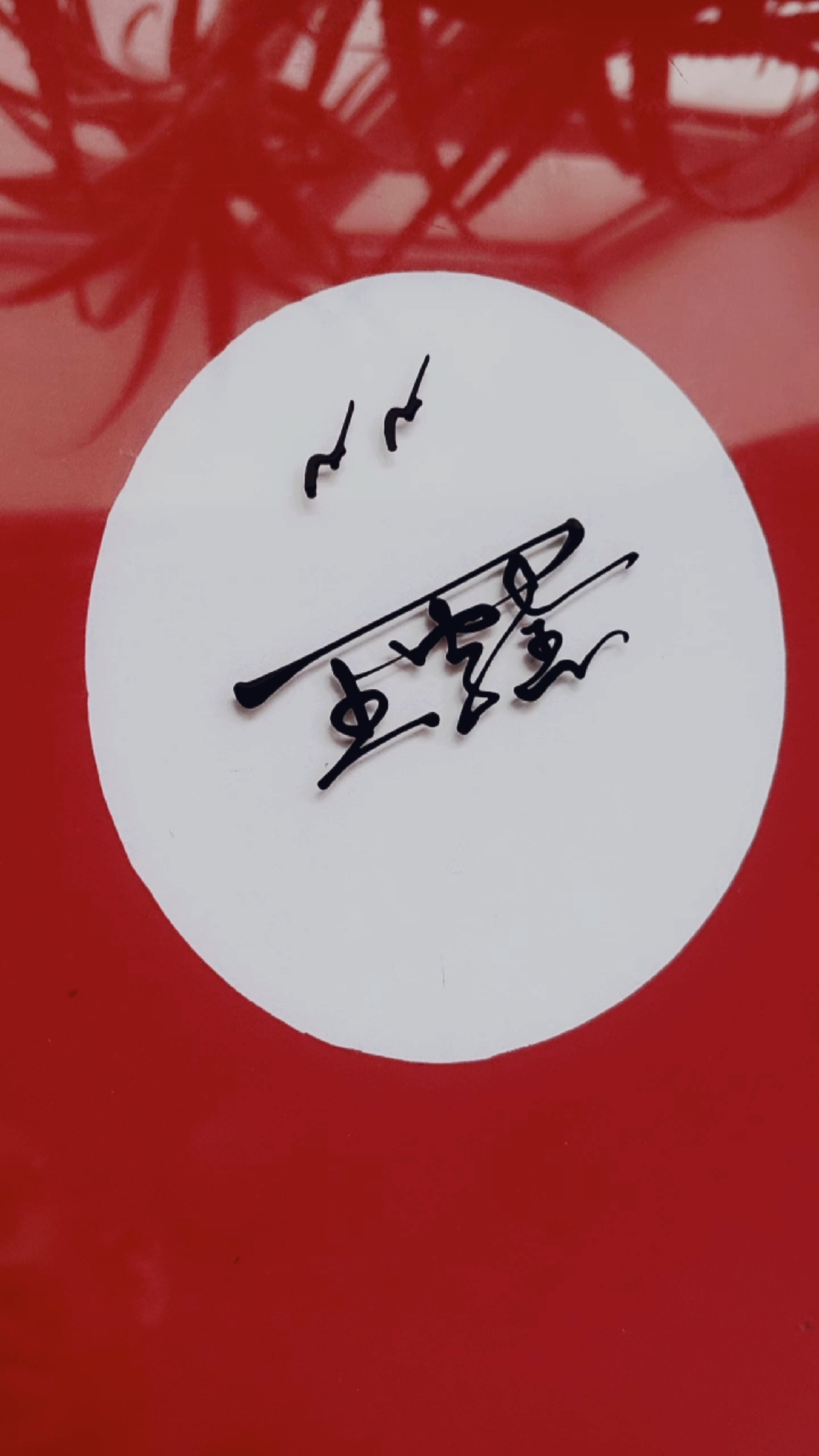 王雪的艺术签名图片