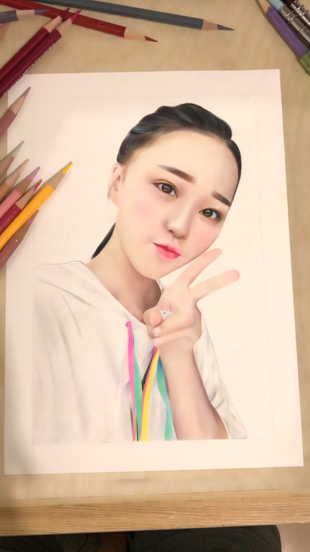 57秒教你画嘟嘟嘴女孩儿