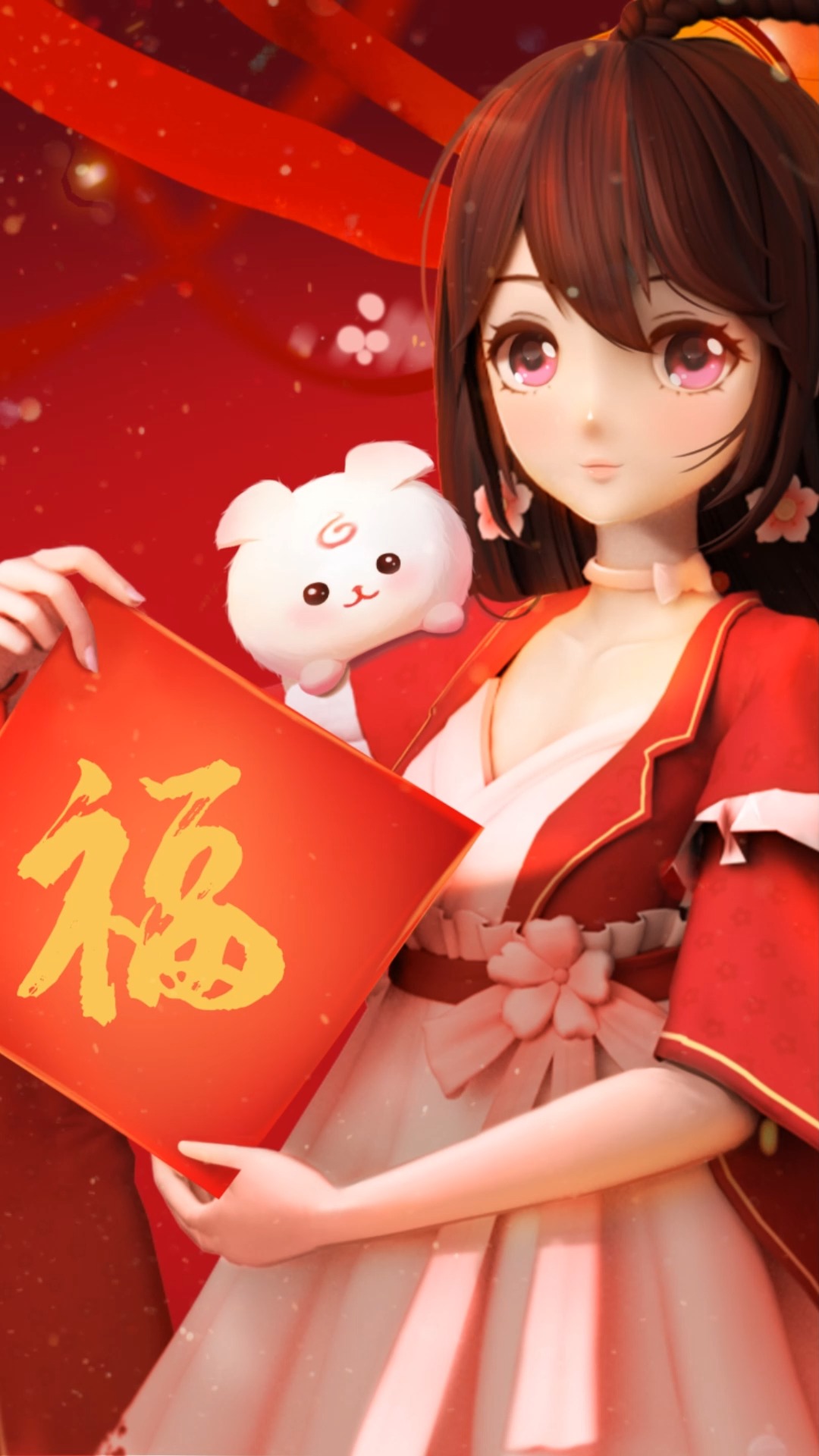 迷你世界花小楼#虚拟偶像花小楼:我的新春特别单曲《初春新象》热闹