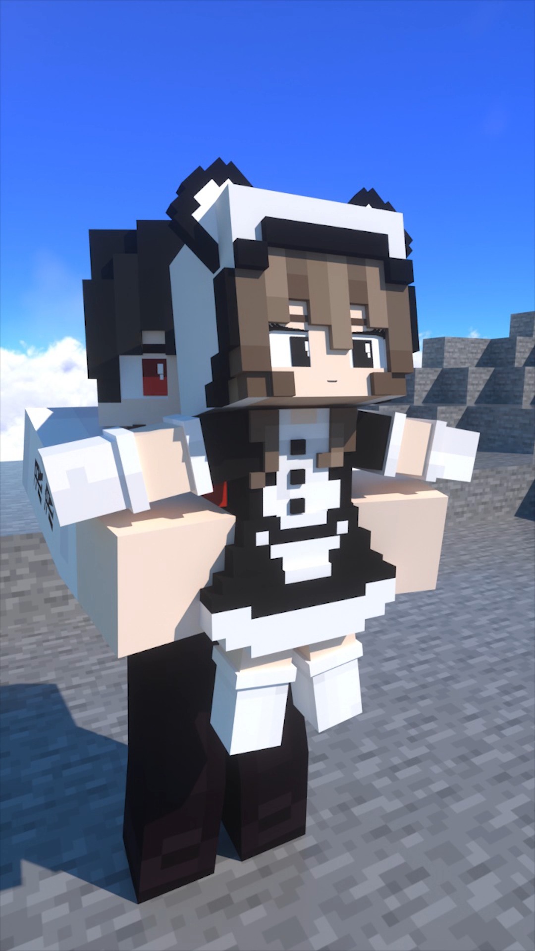 我的世界#女仆举高高