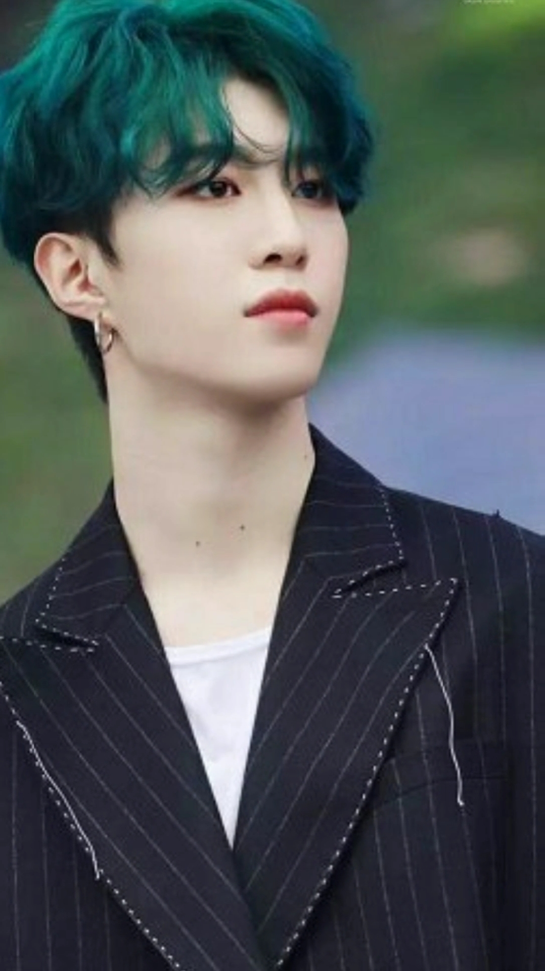 范丞丞绿发造型,可盐可甜