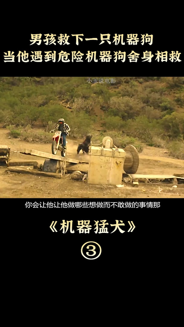 电影解说#机器狗为救主人战斗力惊人