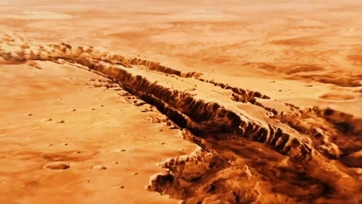 知识科普#带大家看看火星上最大的峡谷,也是太阳系最长最大的峡谷,它