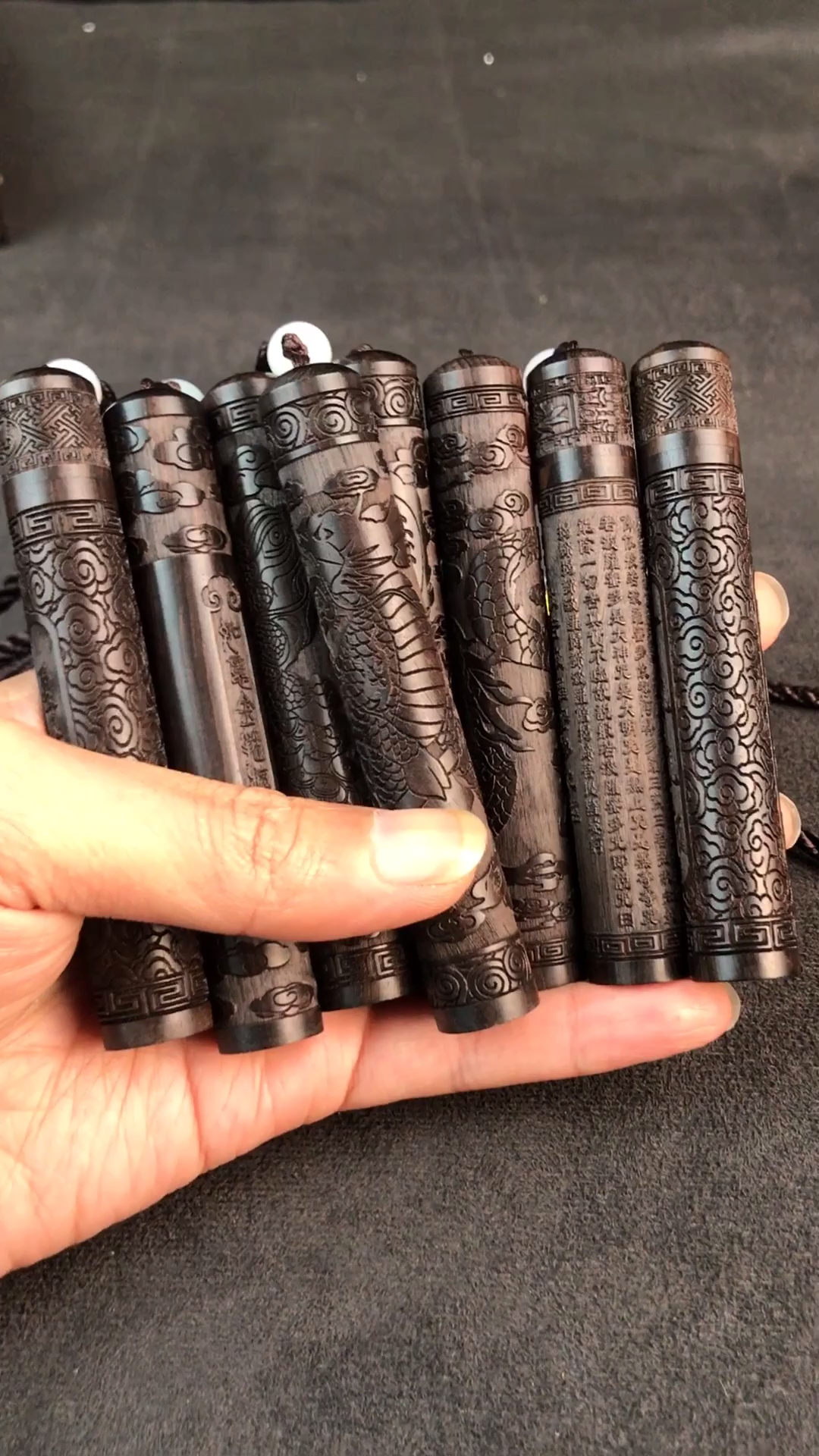 全民独门绝技咖#黑檀木usb充电 吹气感应火折子