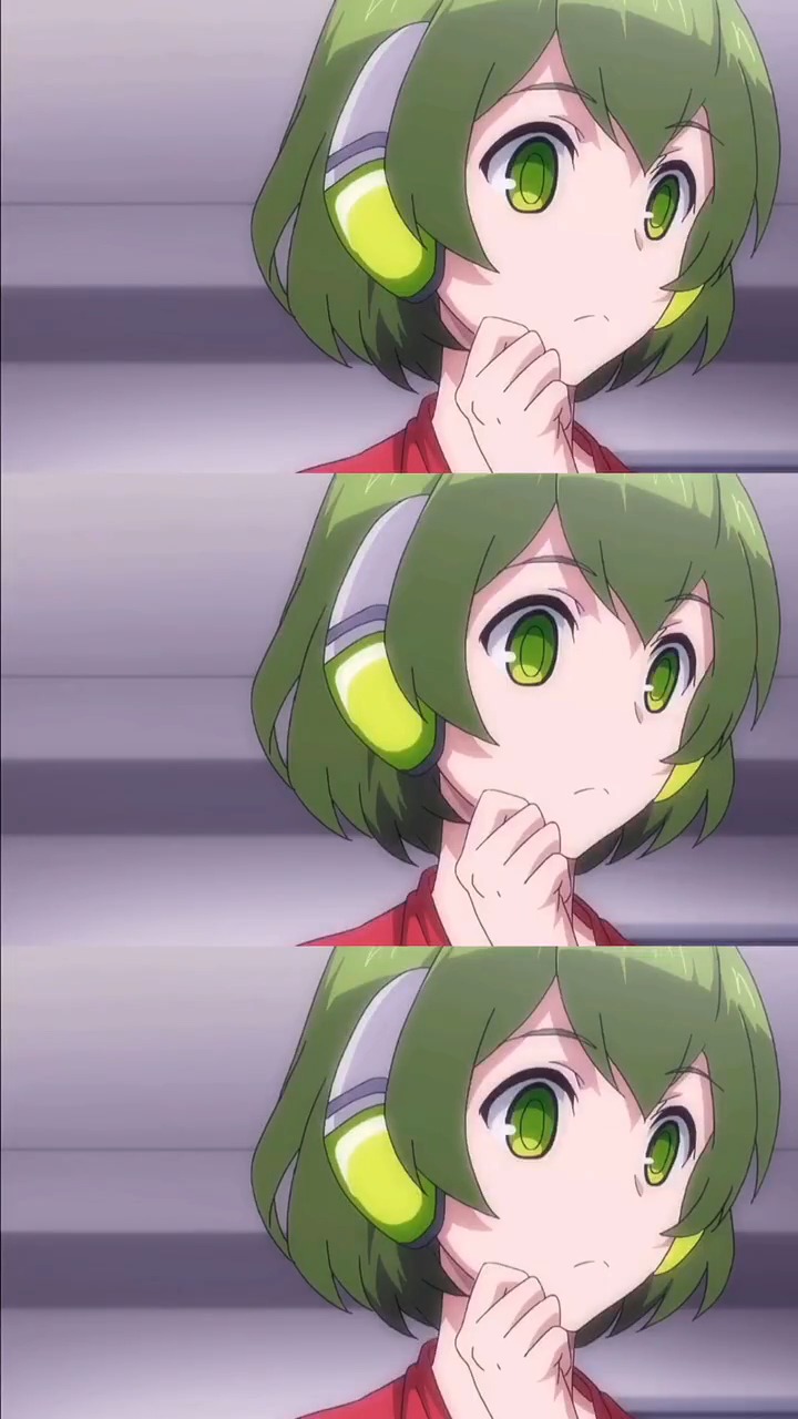 机器人小绿的撒娇好萌啊,动漫治愈