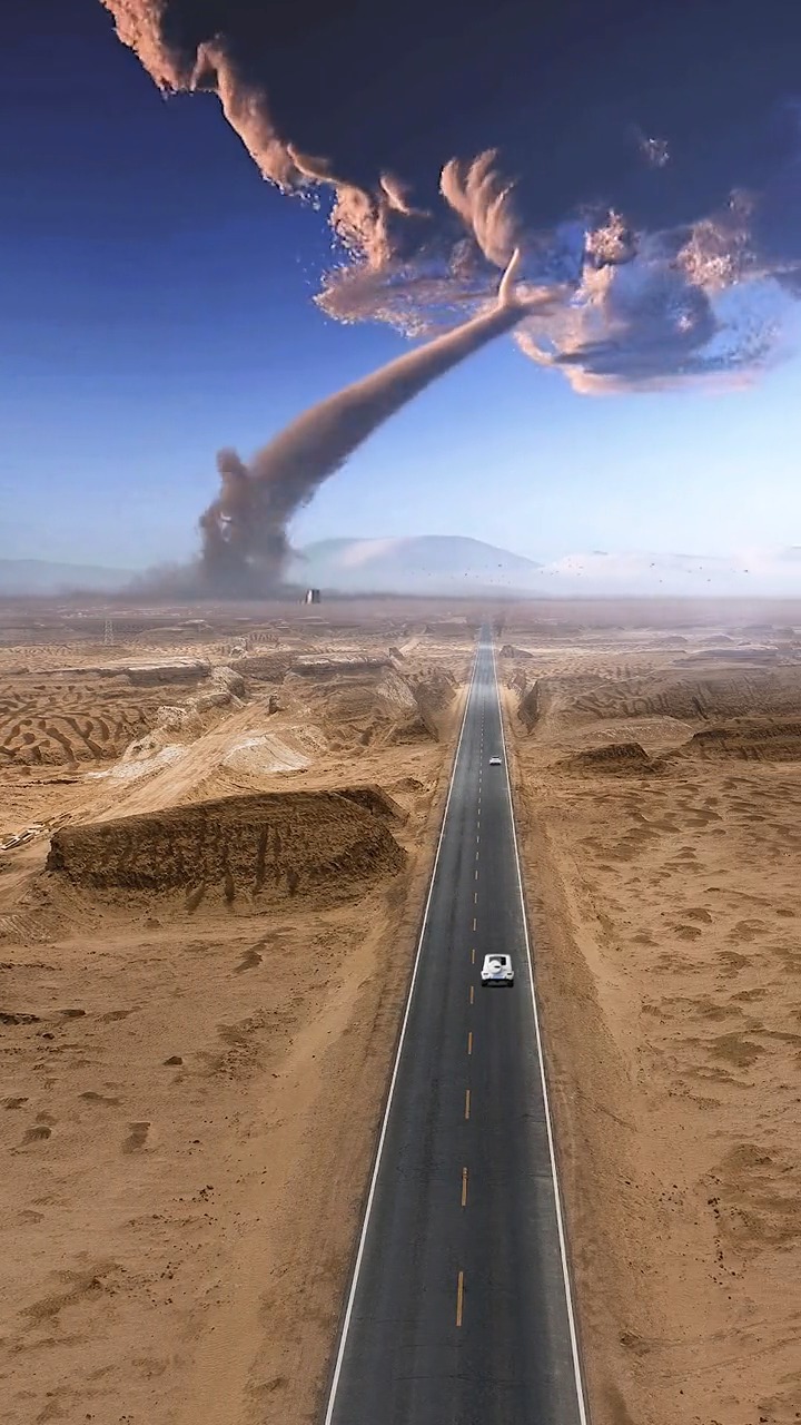 7秒钟让你看清龙卷风的形成大自然的威力真的让人敬畏视觉震撼风景